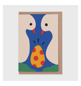 Soon to Hatch Birds Greeting Card