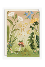 Hello My Friend Forest Greeting Card Hello My Friend Forest Greeting Card