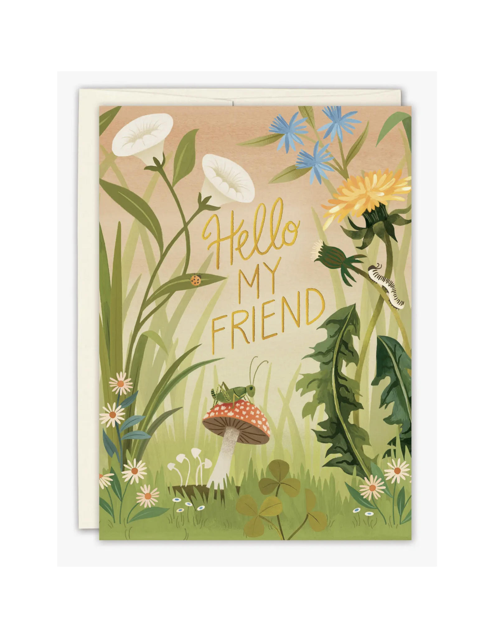 Hello My Friend Forest Greeting Card