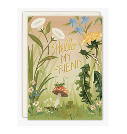 Hello My Friend Forest Greeting Card