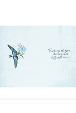 Sending You Comfort & Peace Swallows Greeting Card