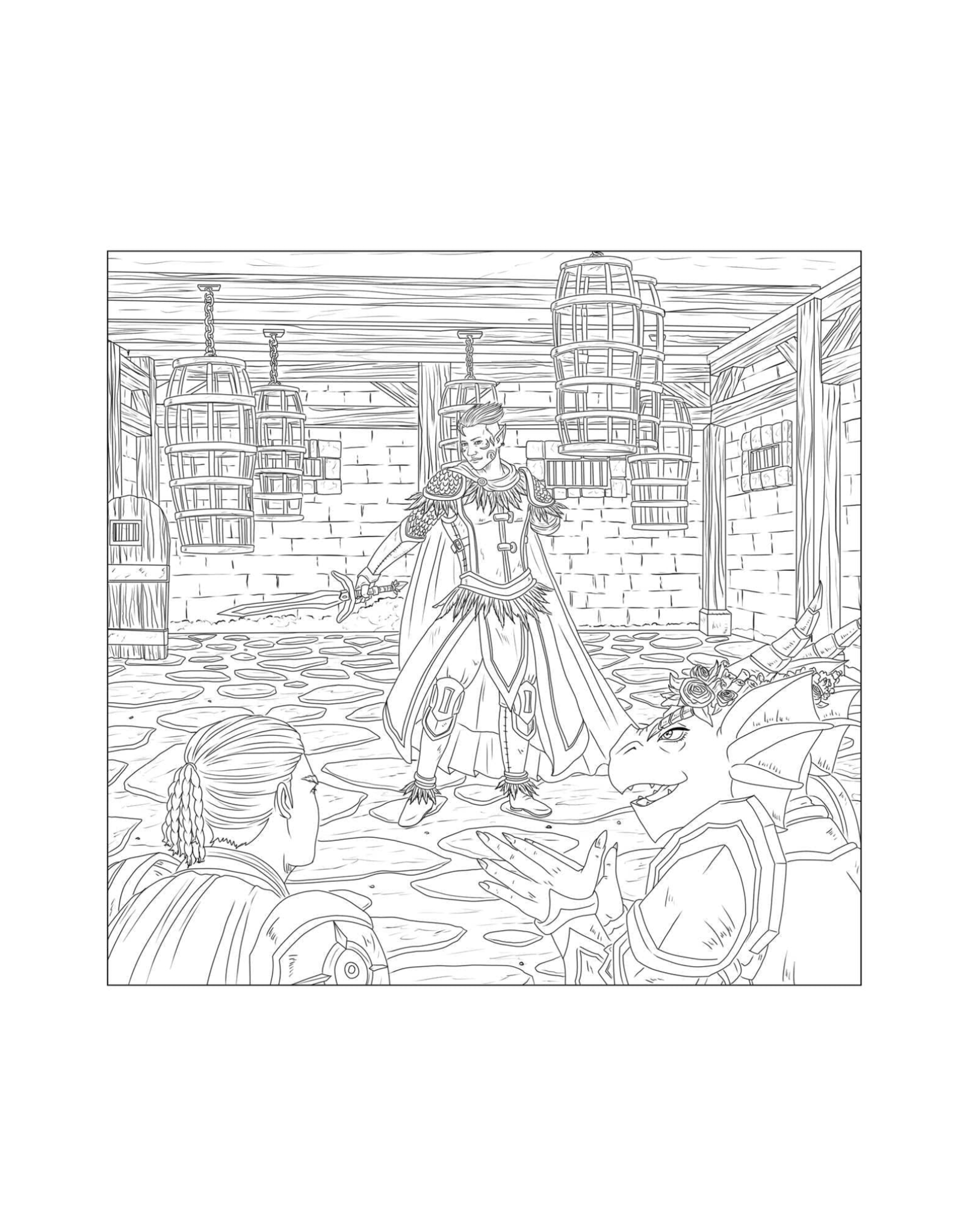 The Dungeonmeister Goblin Quest Coloring Book