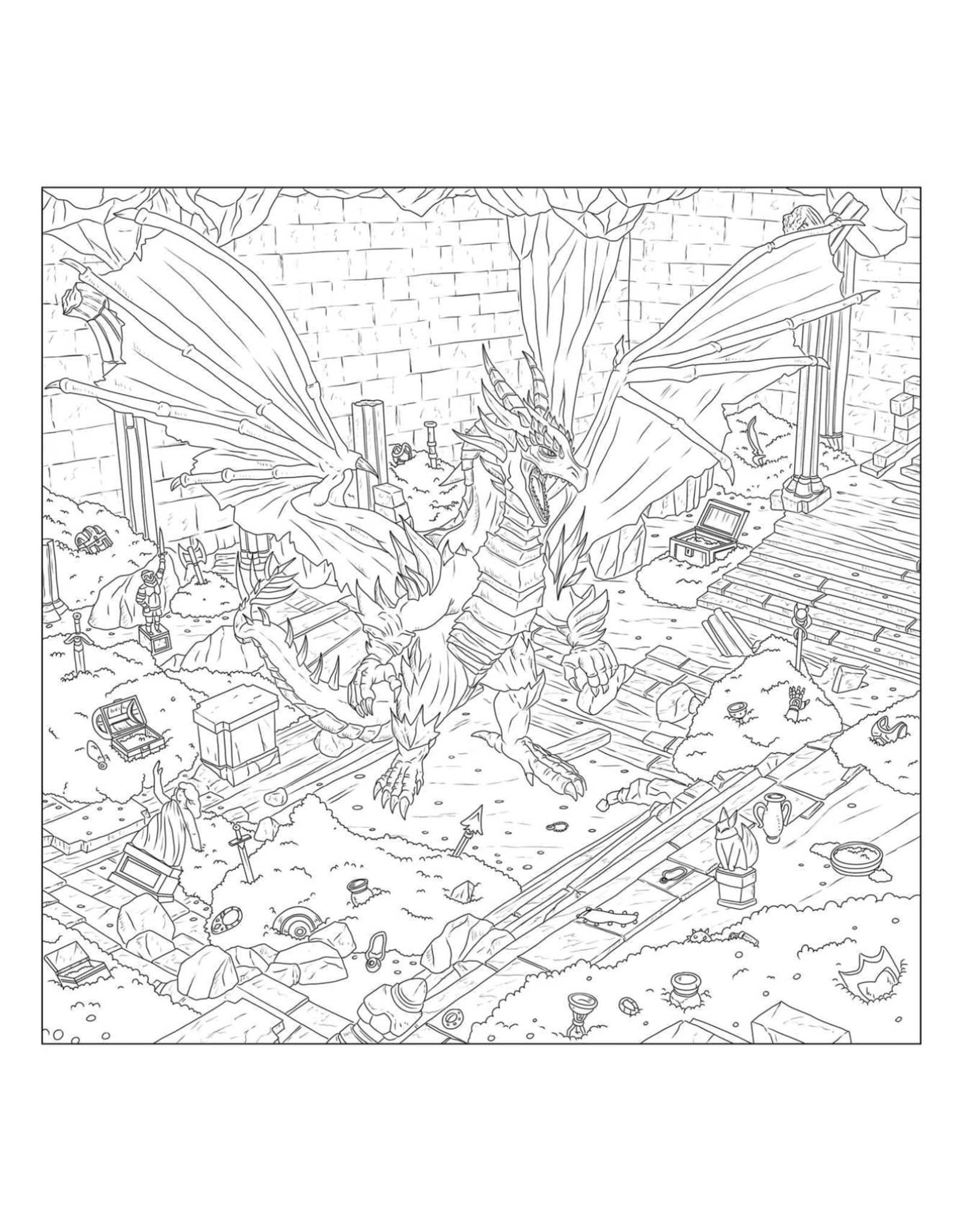 The Dungeonmeister Goblin Quest Coloring Book