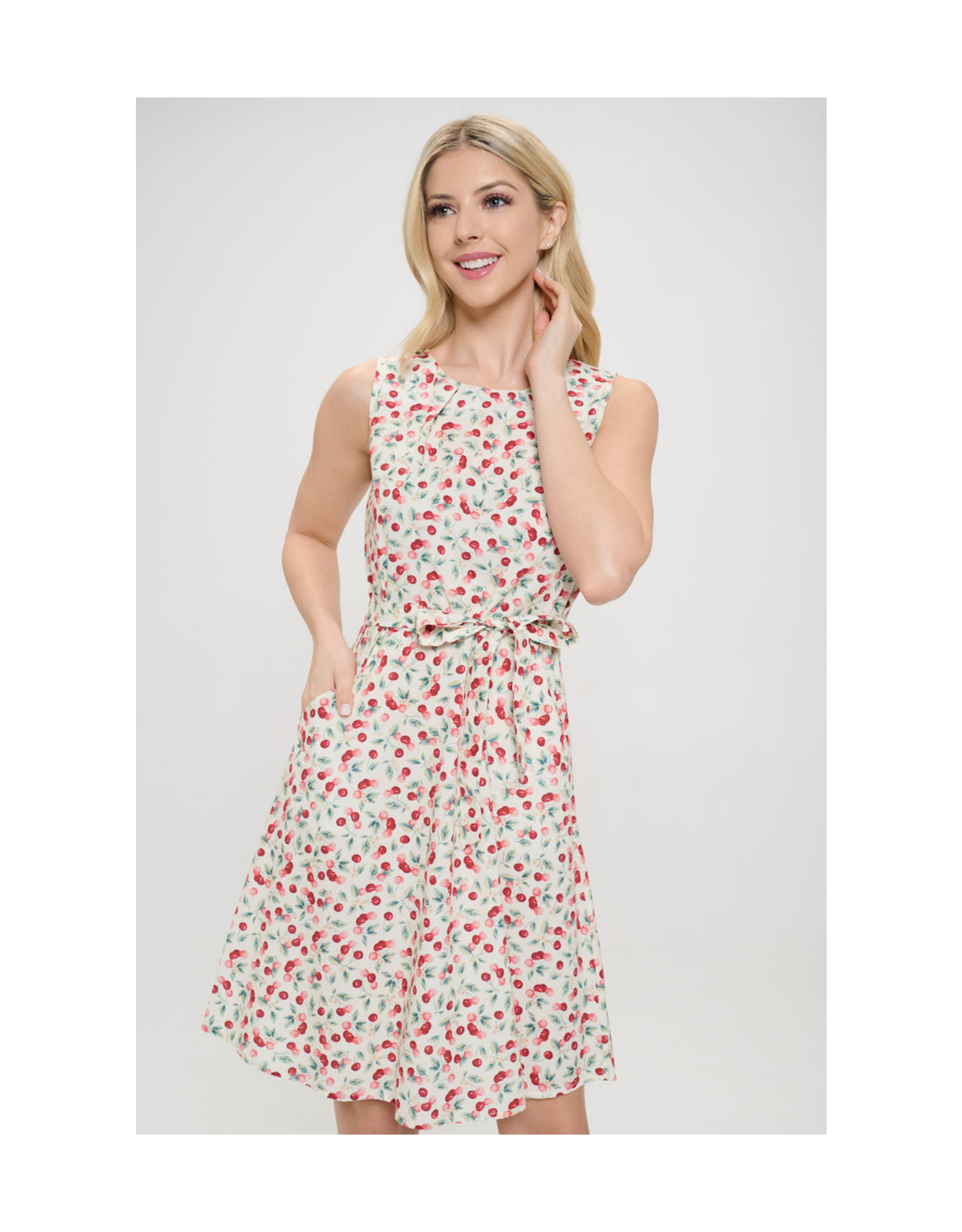 Cherry Print Dress