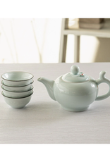 Japanese Koi Fish Tea Pot Set of 4