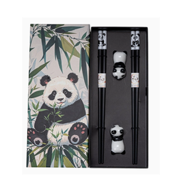 Panda Chopstick Rest & Chopsticks Set of 2