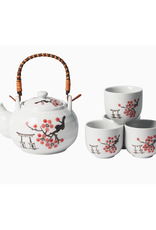 Sakura with Torii Tea Set for 4 Sakura with Torii Tea Set for 4