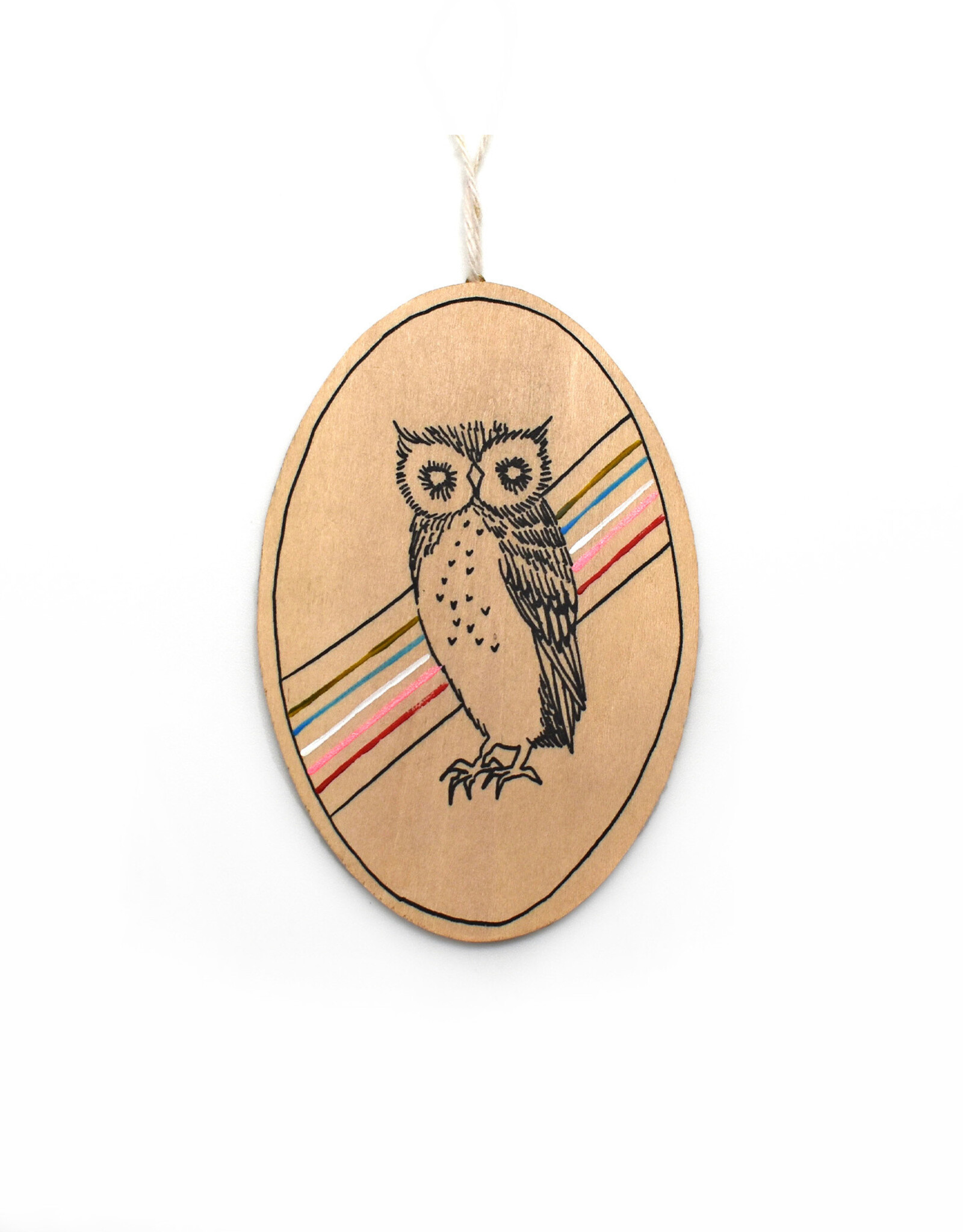 Hand Painted Owl Art *