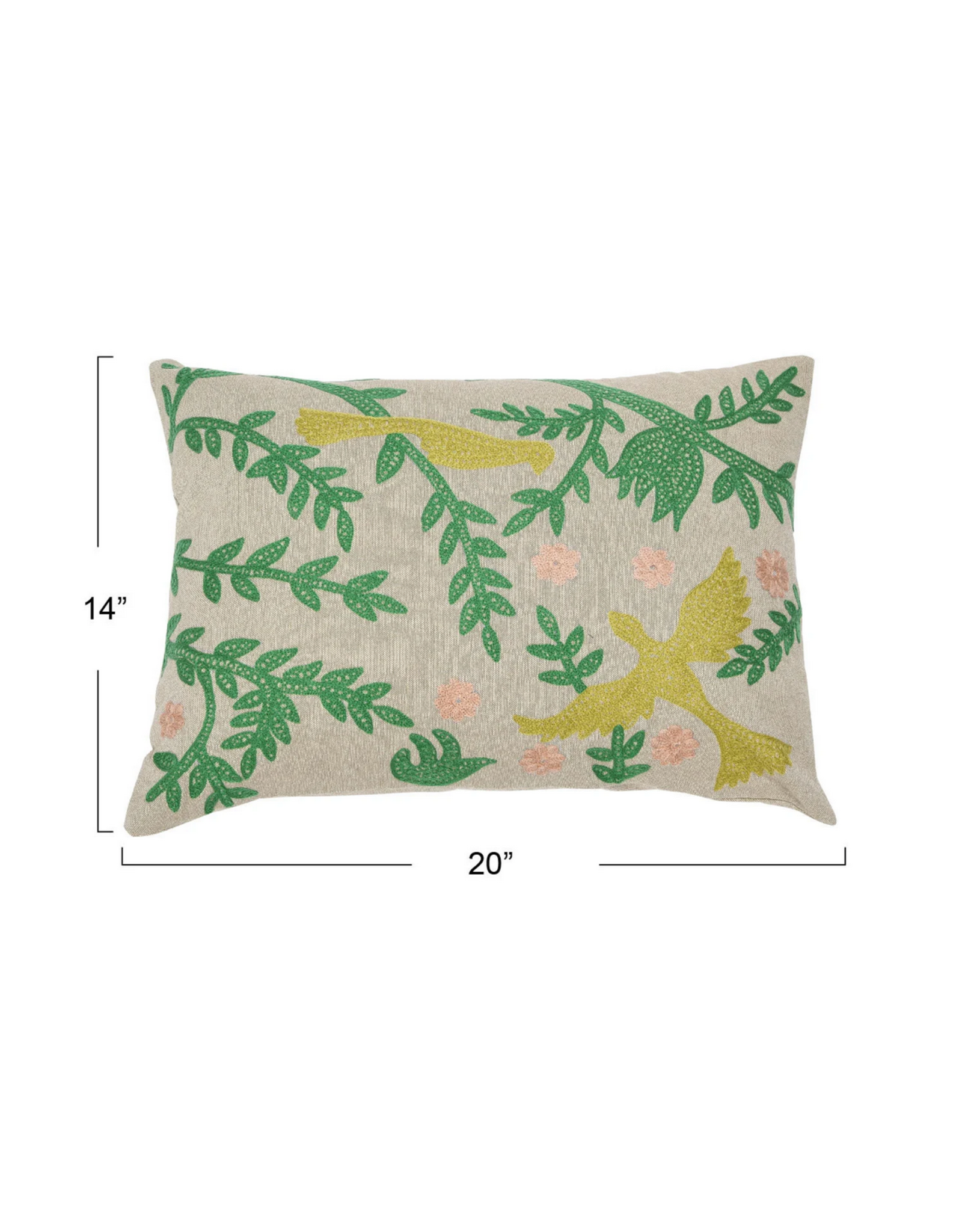 Cotton Chambray Lumbar Pillow - Curbside Pick Up Only