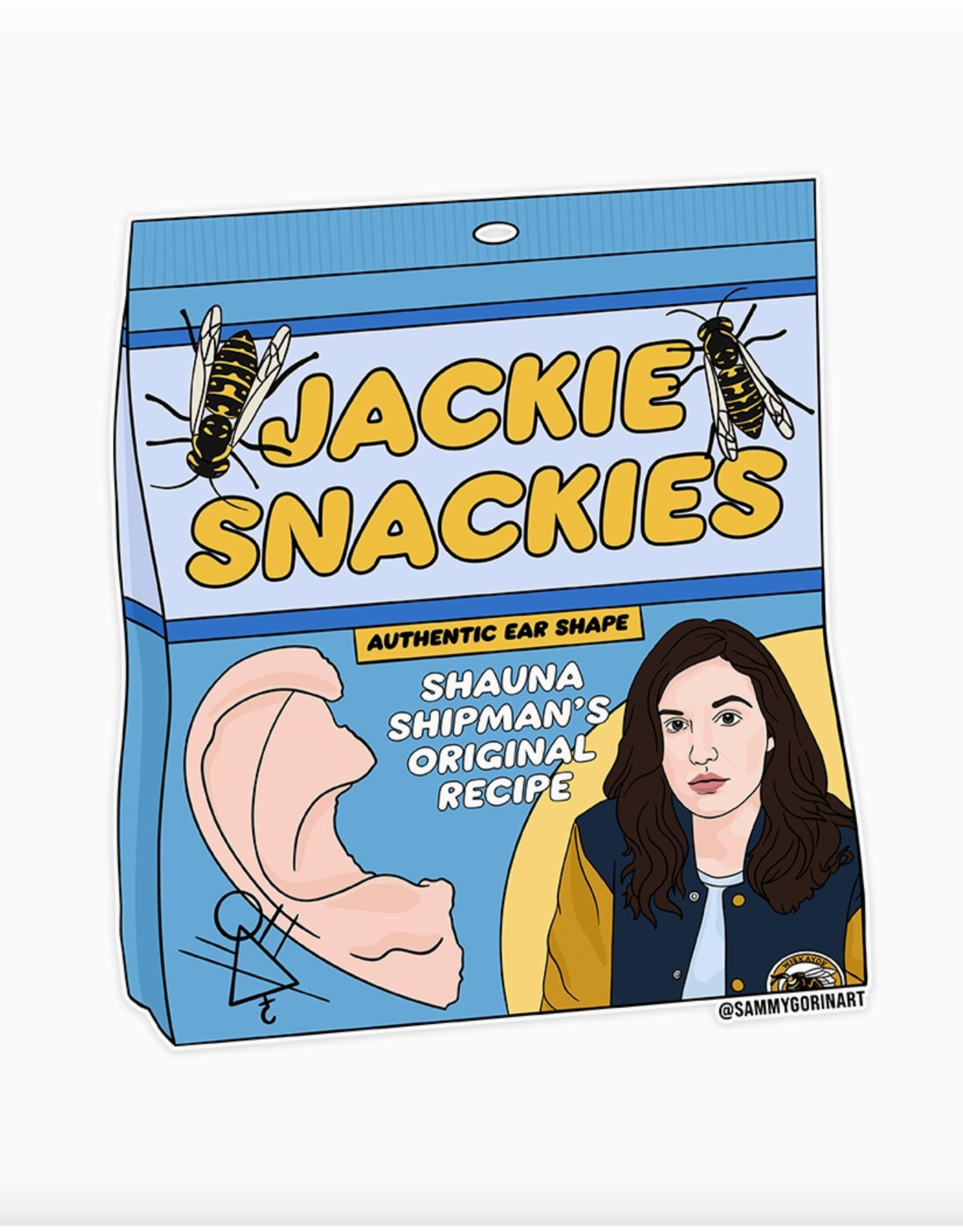 Jackie's Snackies Yellowjackets Sticker