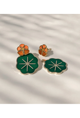 Nasturtium Jacket Earrings