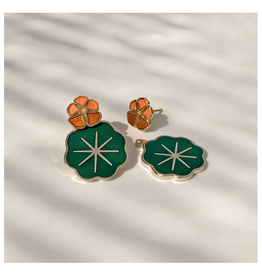 Nasturtium Jacket Earrings