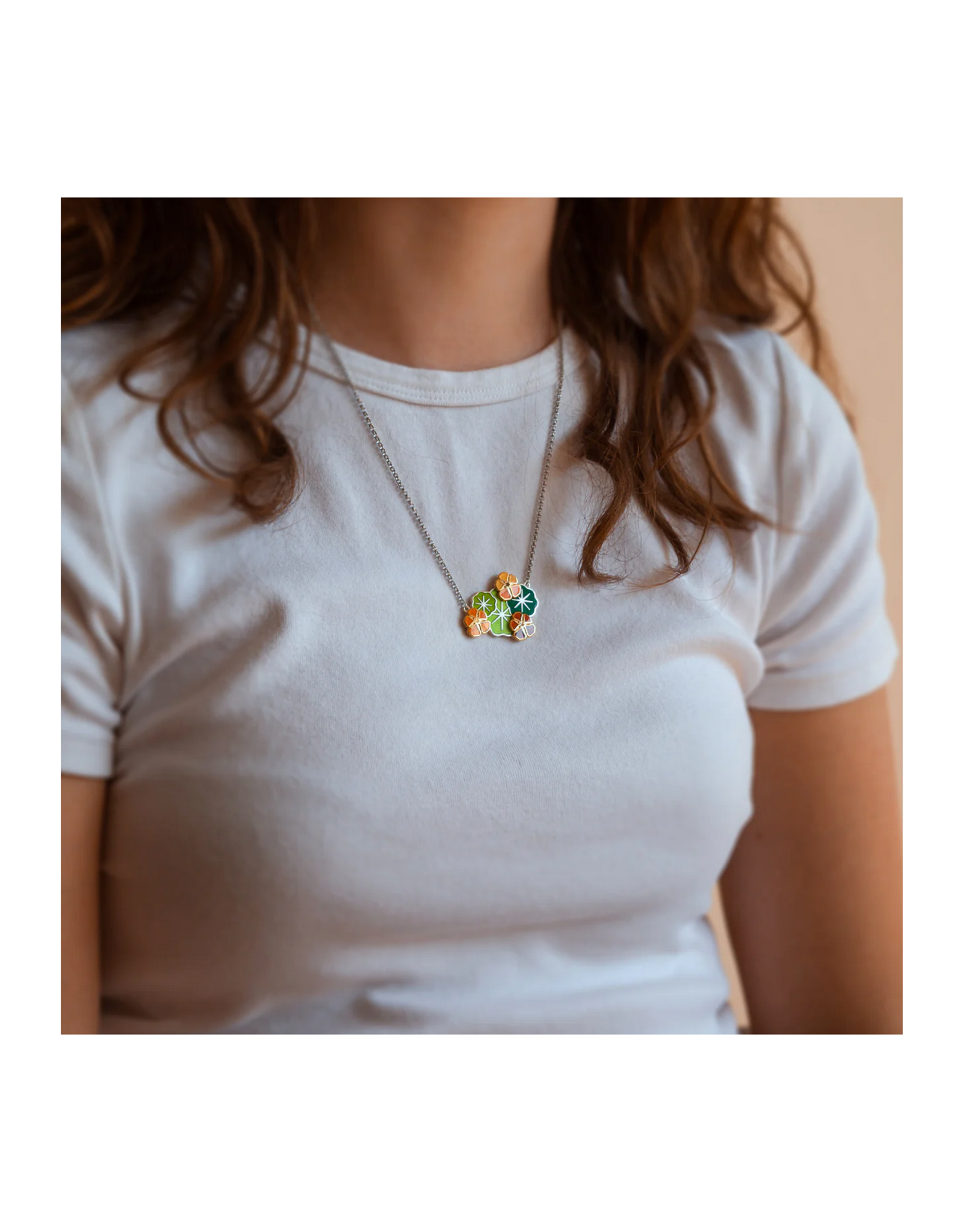 Nasturtium Necklace