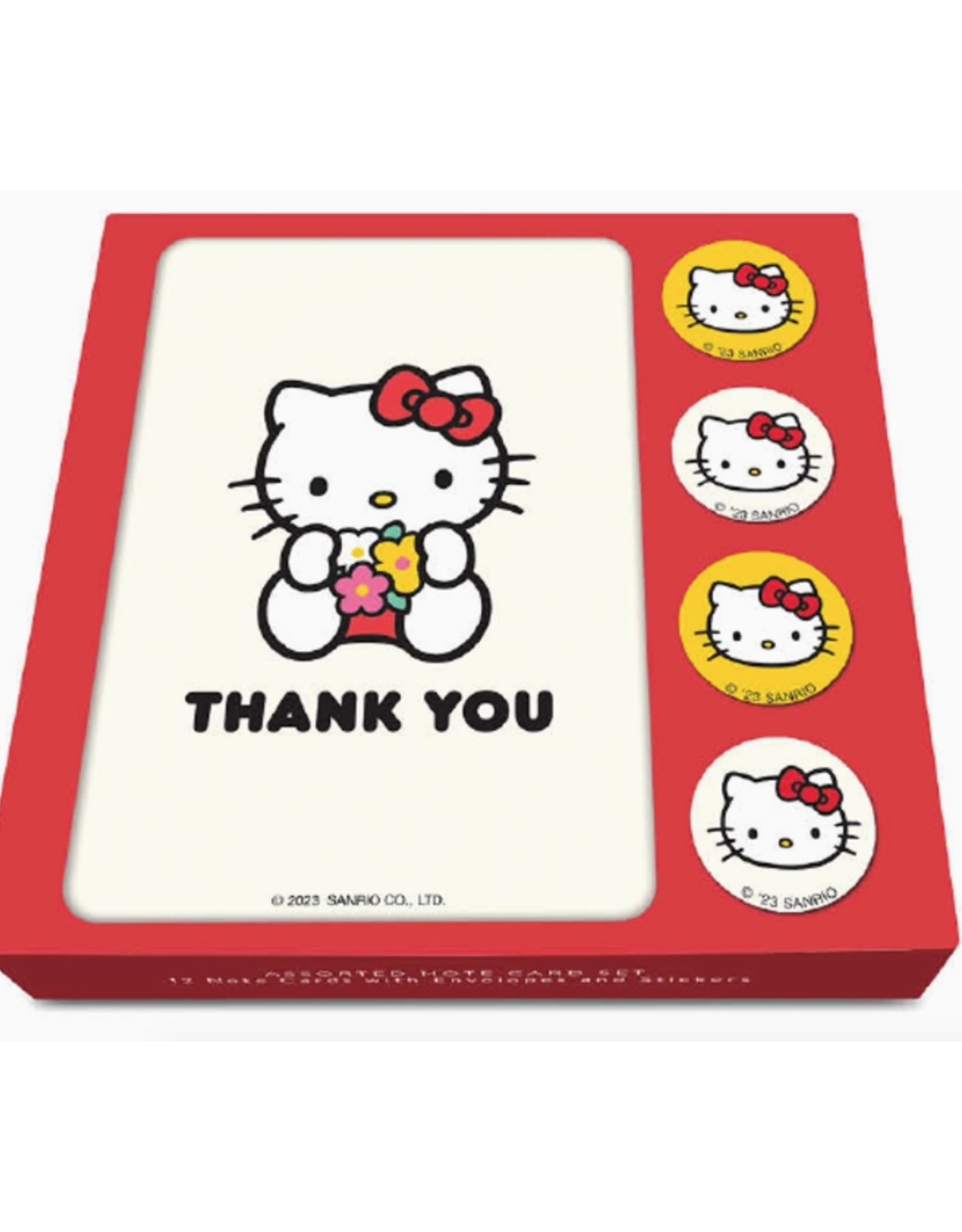 Hello Kitty Classic Red Notecards Set