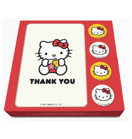 Hello Kitty Classic Red Notecards Set