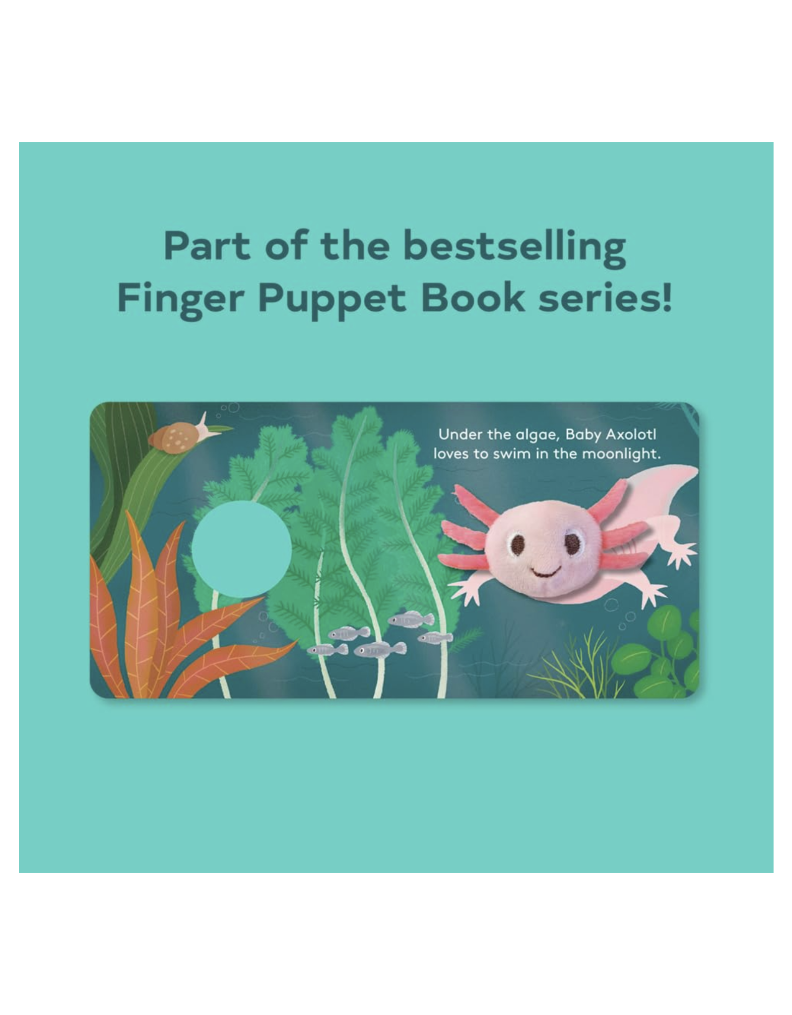 Baby Axolotl Finger Puppet Book