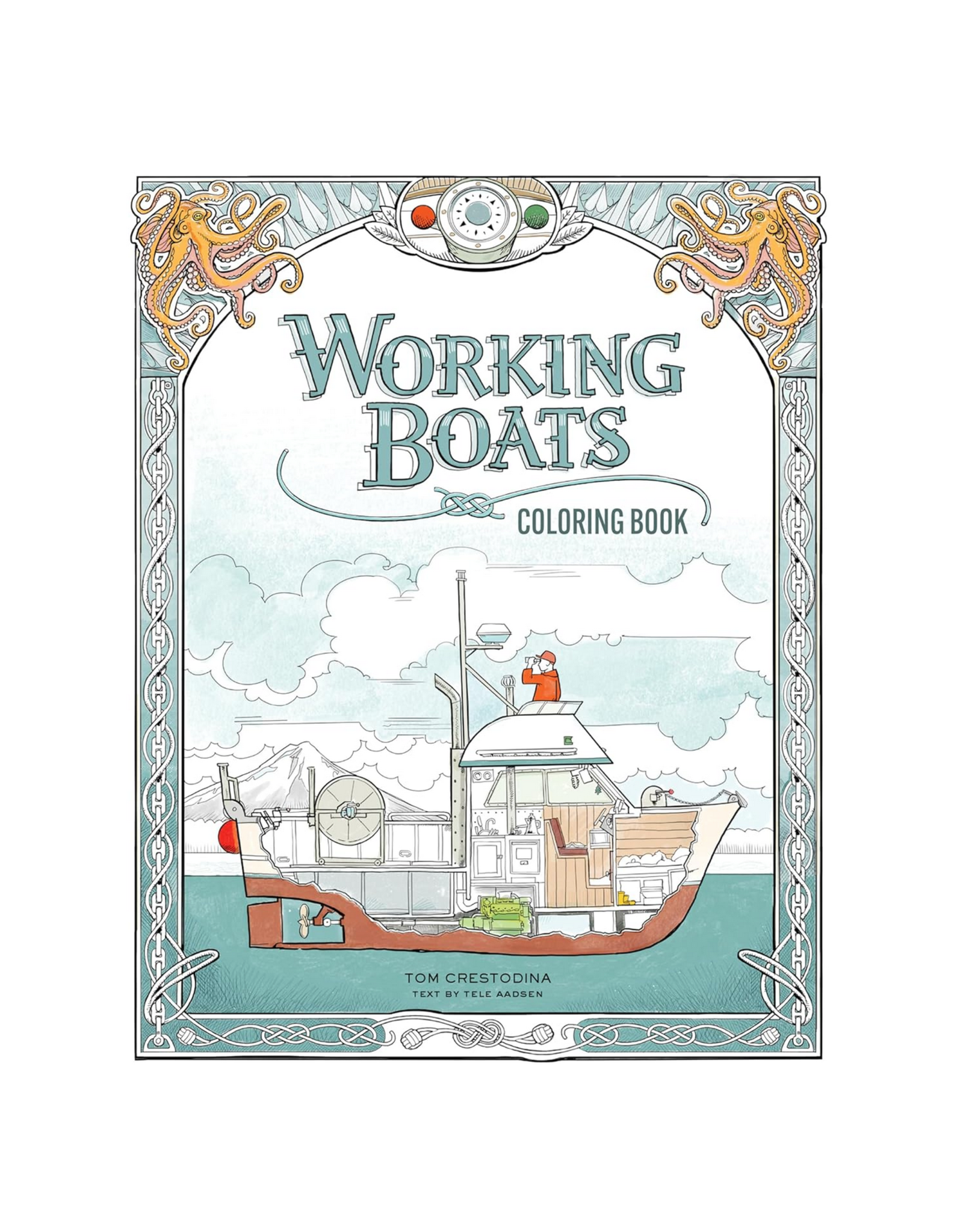 Working Boats Coloring Book