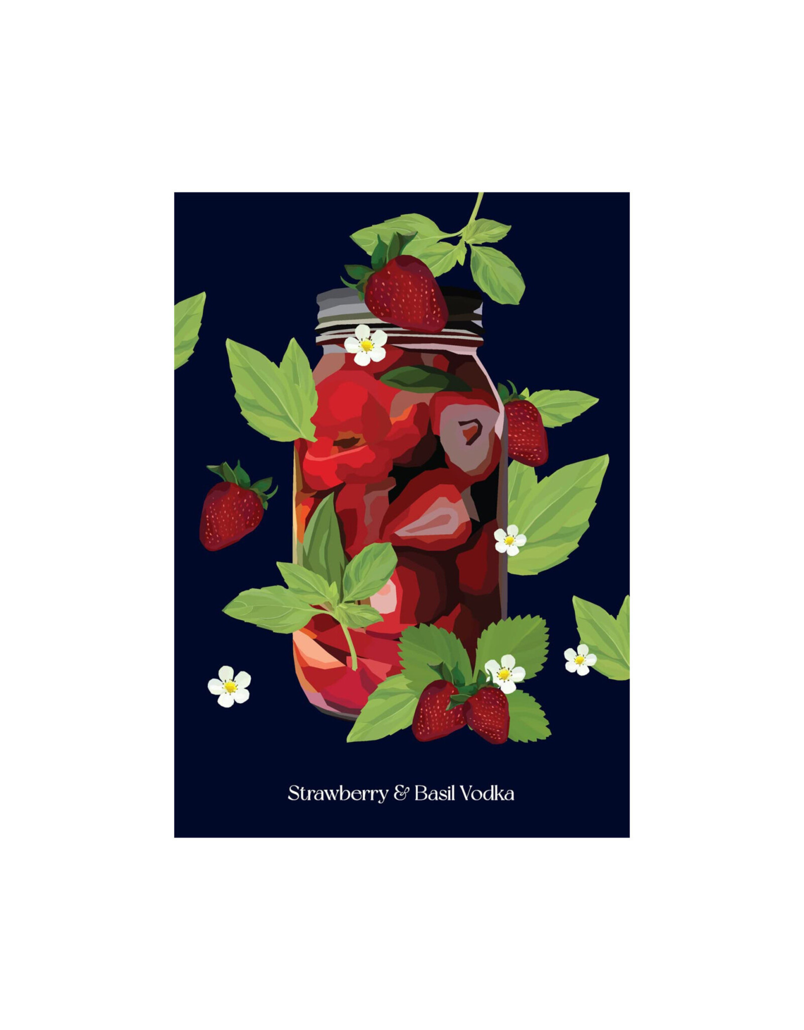 Botanical Cocktail Deck of Recipes