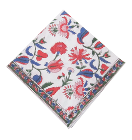 Chamoli Flower Organic Blue Napkin