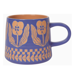 Blue Teppi Imprint Mug