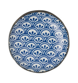 Monyou 6.5" Hana Seigaiha Plate