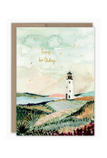 Happy Birthday Lighthouse Greeting Card