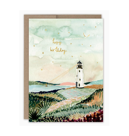 Happy Birthday Lighthouse Greeting Card