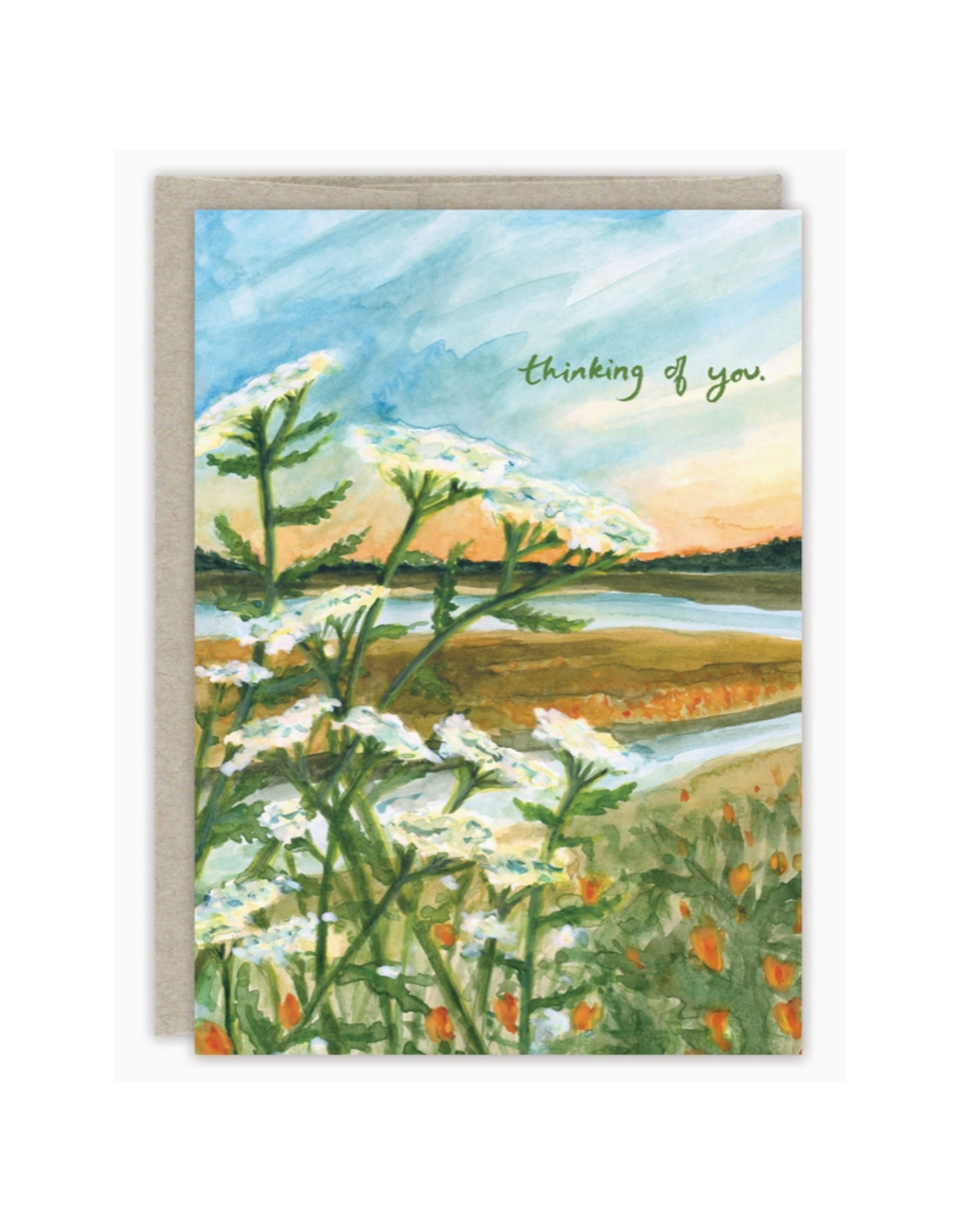 Yarrow Thinking Of You Greeting Card
