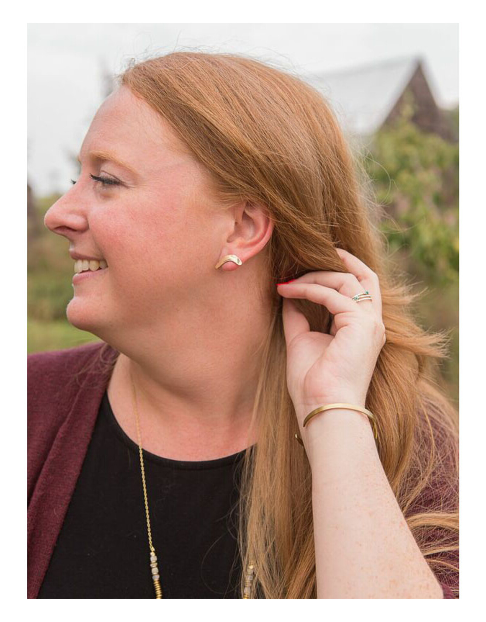 Boomerang Stud Earrings