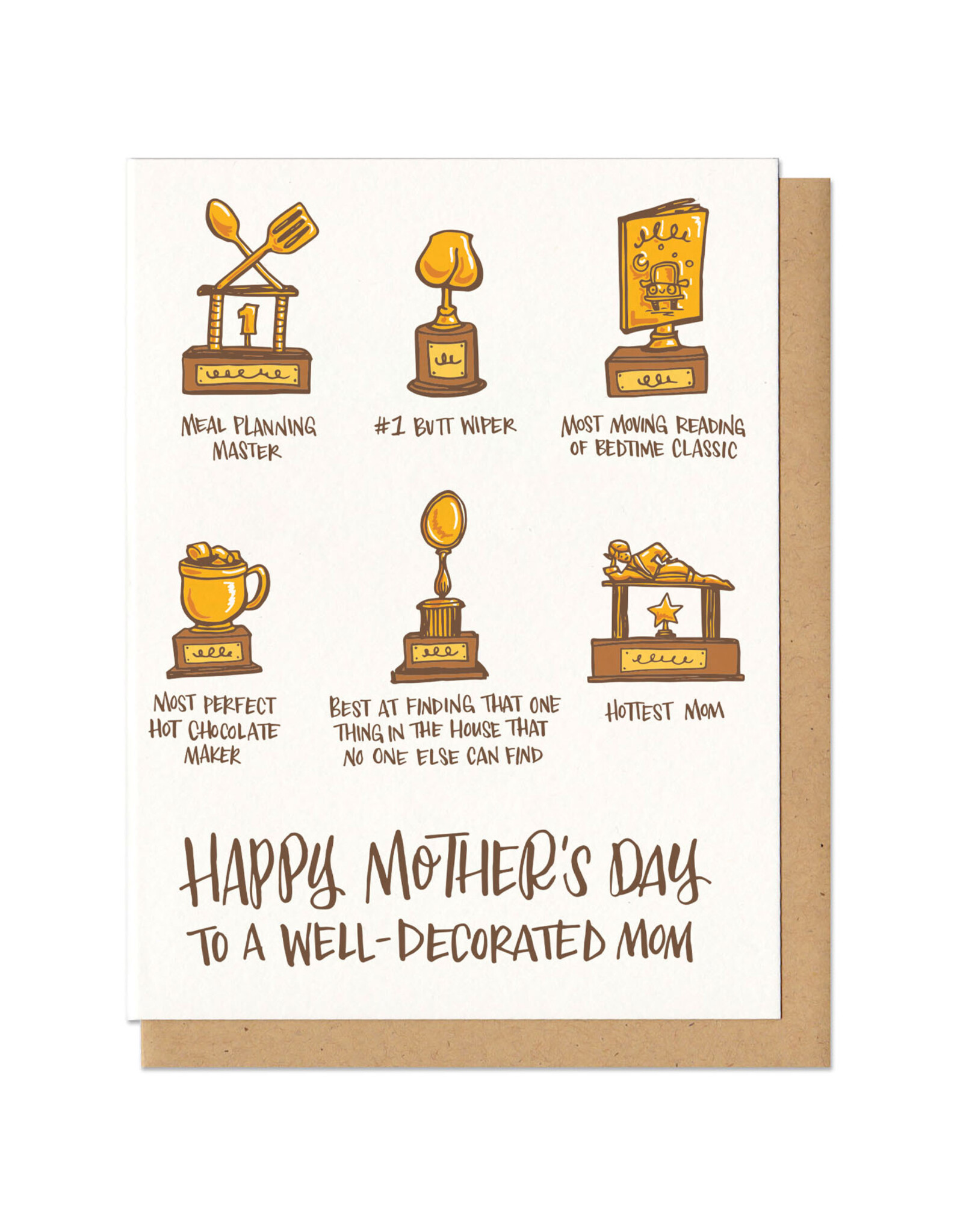 Well-Decorated Mom Greeting Card