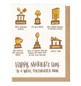 Well-Decorated Mom Greeting Card
