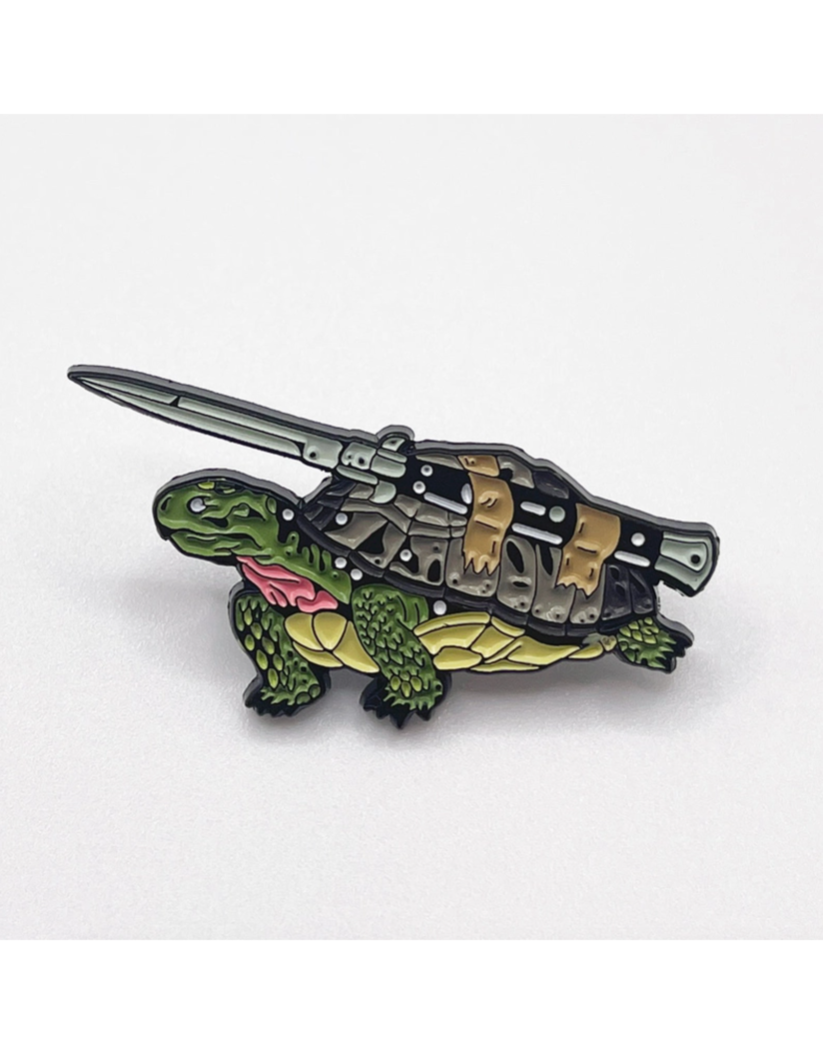 Slow Death Turtle Enamel Pin
