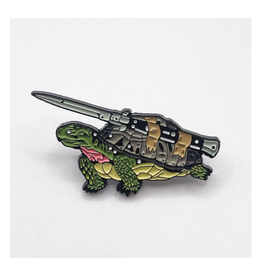 Slow Death Turtle Enamel Pin