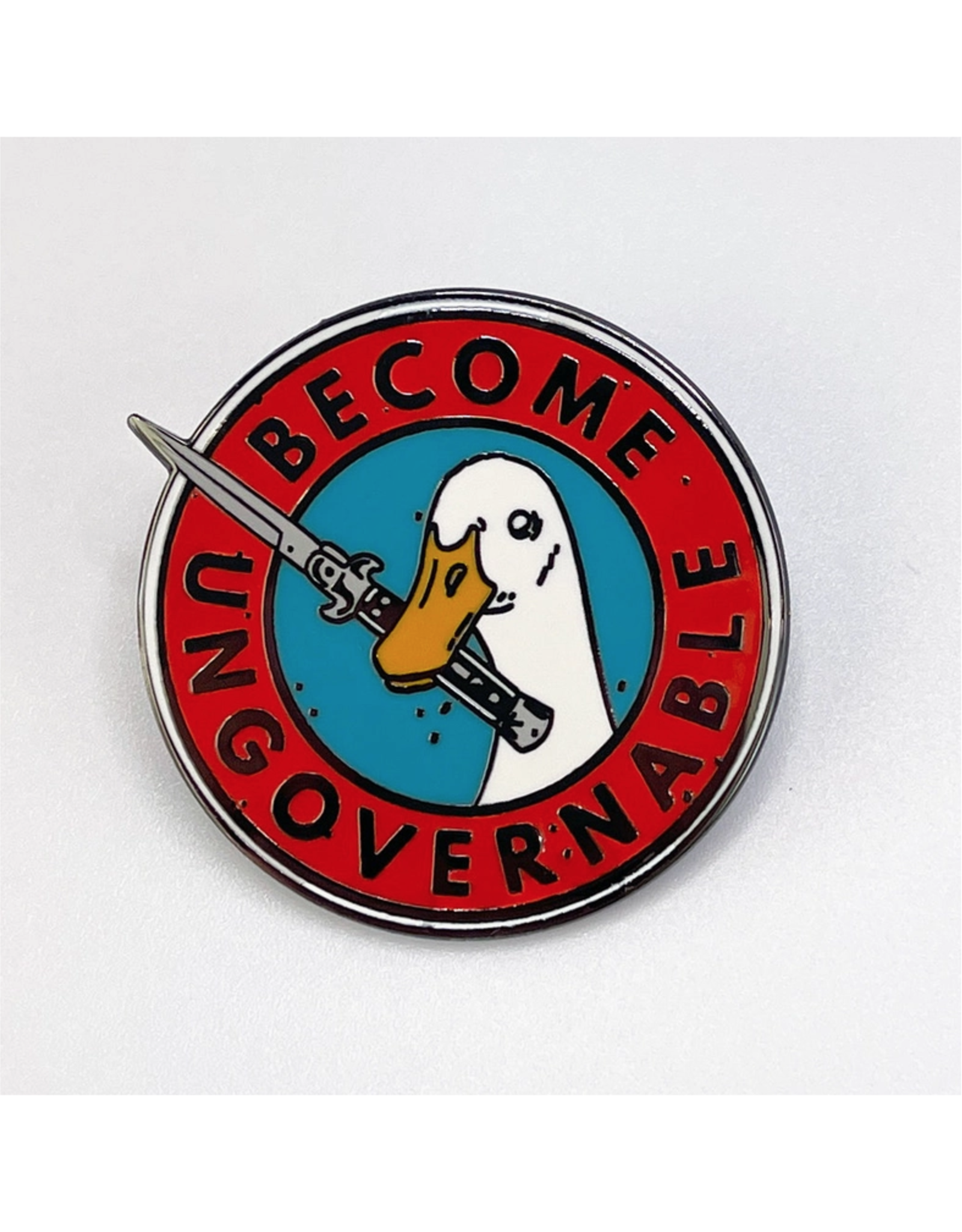 Become Ungovernable Goose Enamel Pin