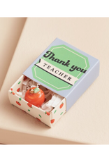 Thank You Teacher Apple Tiny Matchbox