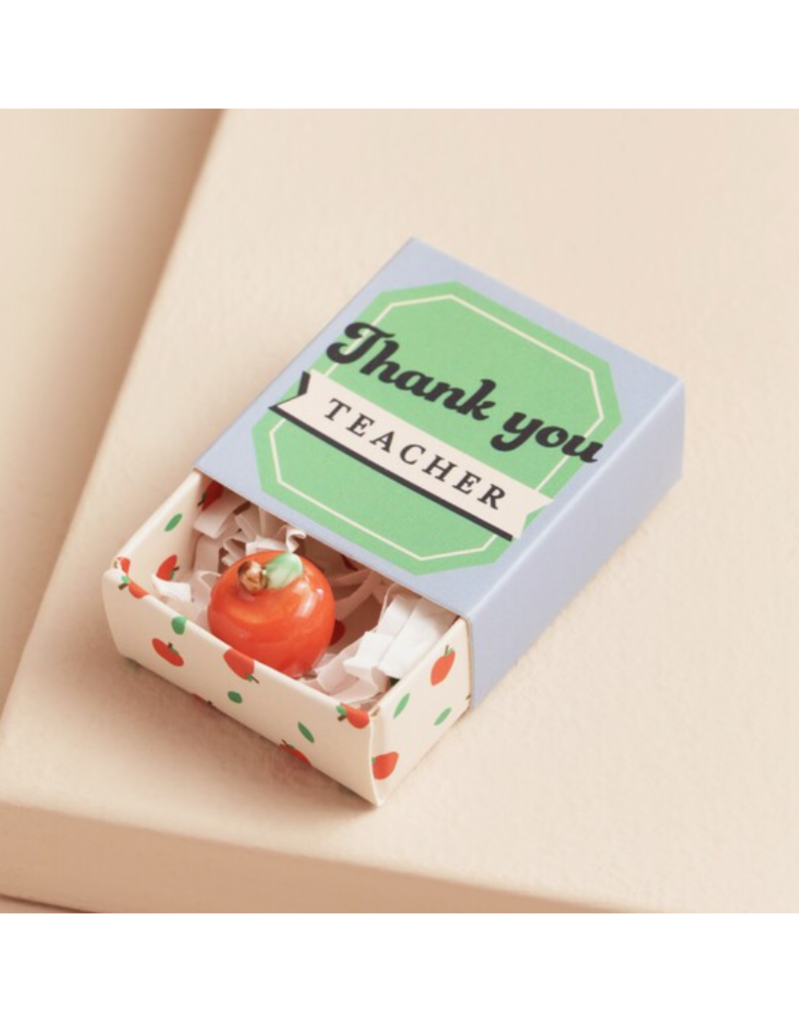 Thank You Teacher Apple Tiny Matchbox