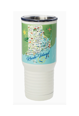 Rhode Island Map (Galleyware) Stainless Steel Tumbler