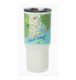 Rhode Island Map (Galleyware) Stainless Steel Tumbler