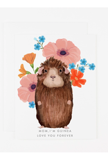 Mom I'm Guinea Love You Forever Greeting Card