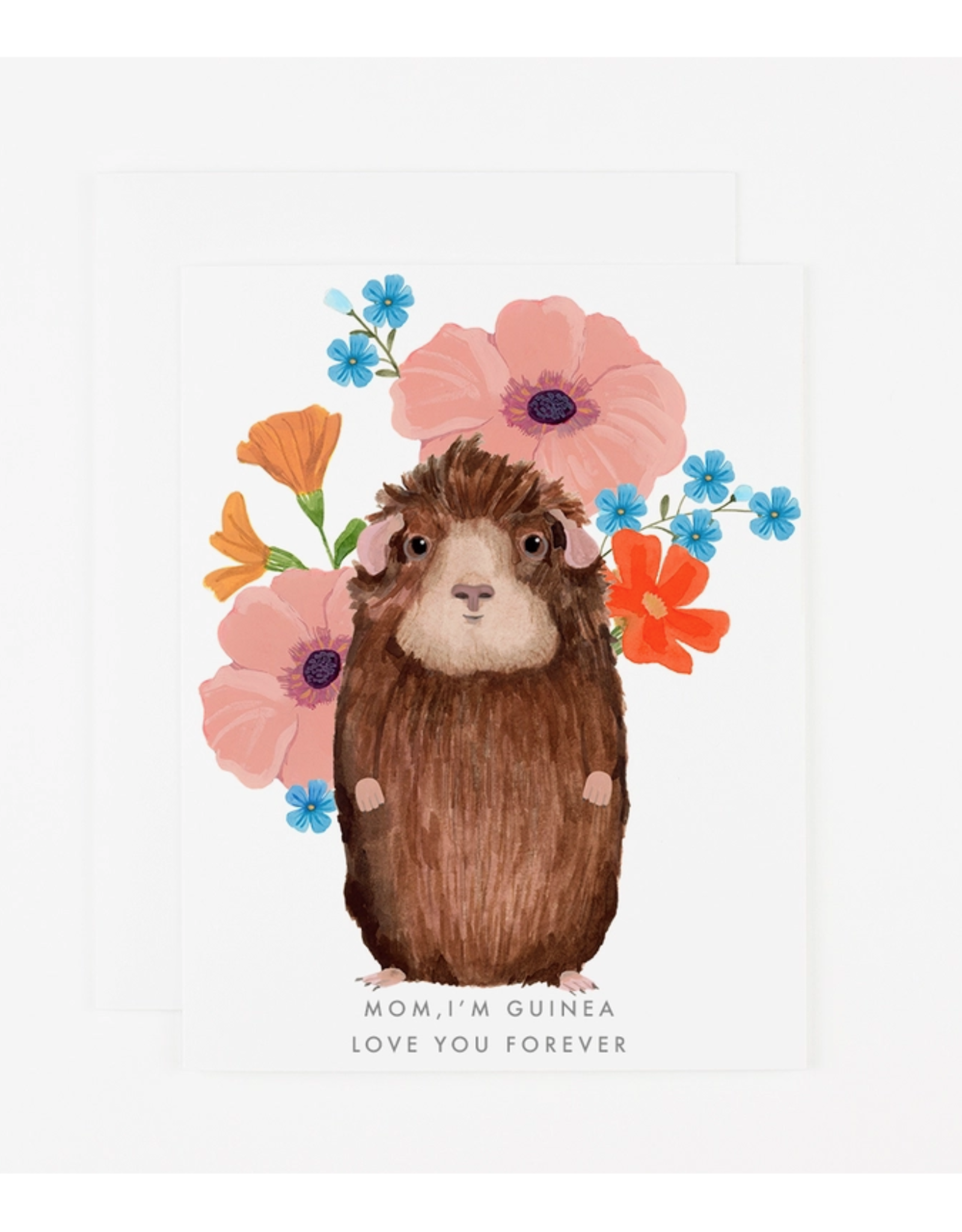 Mom I'm Guinea Love You Forever Greeting Card