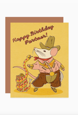 Happy Birthday Partner Greeting Card