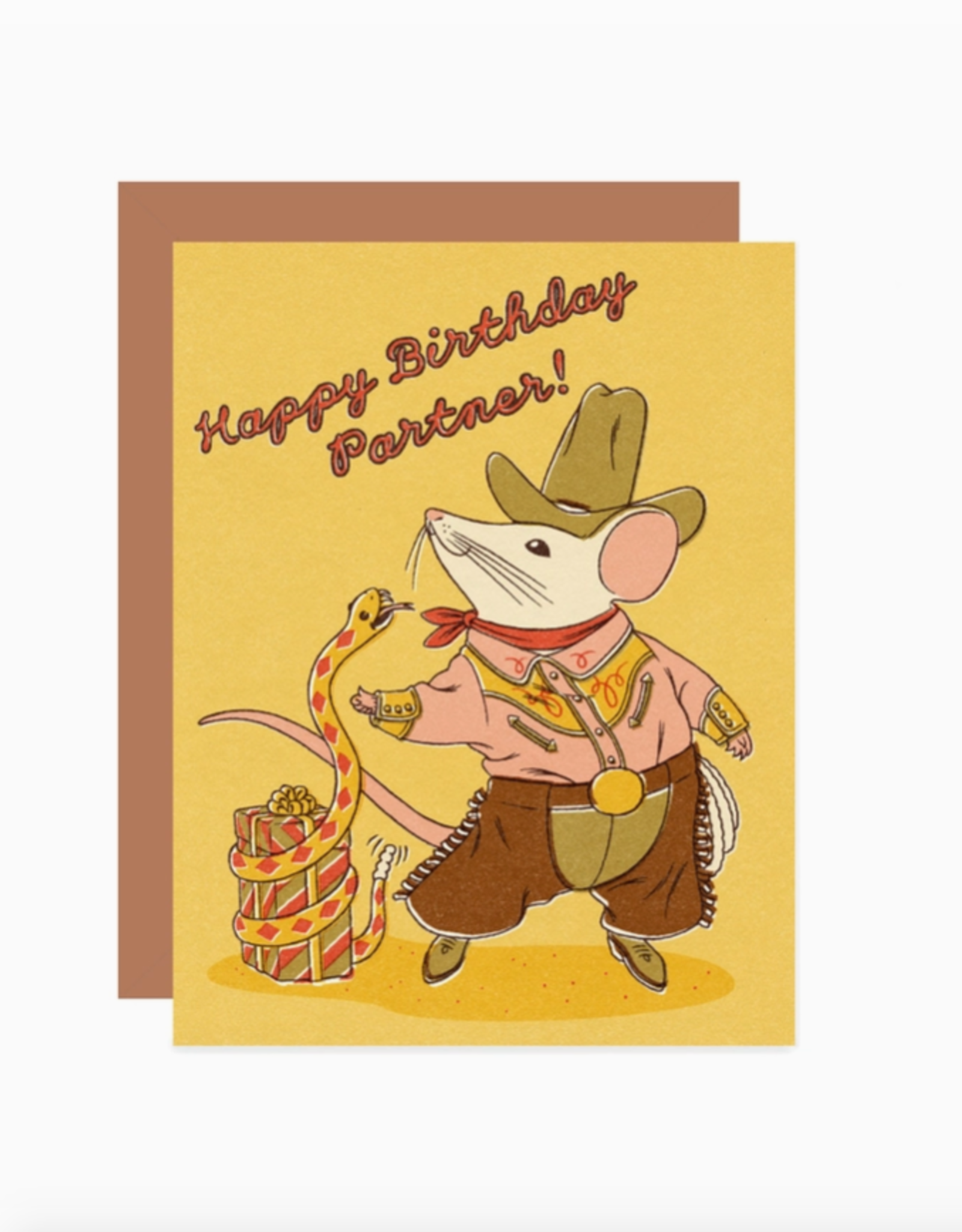 Happy Birthday Partner Greeting Card