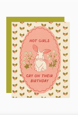Hot Girls Cry On Their Birthday Greeting Card