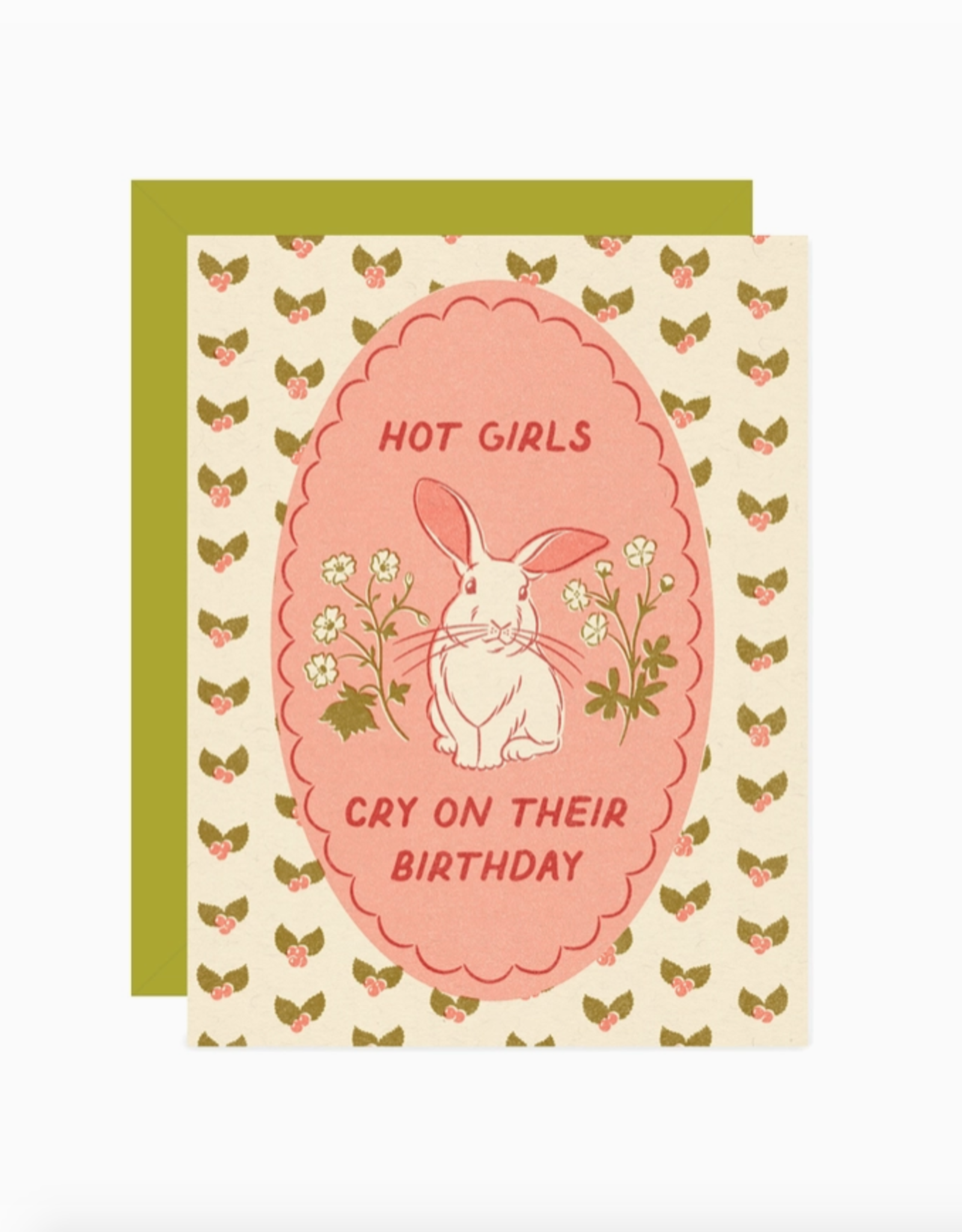 Hot Girls Cry On Their Birthday Greeting Card