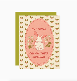 Hot Girls Cry On Their Birthday Greeting Card