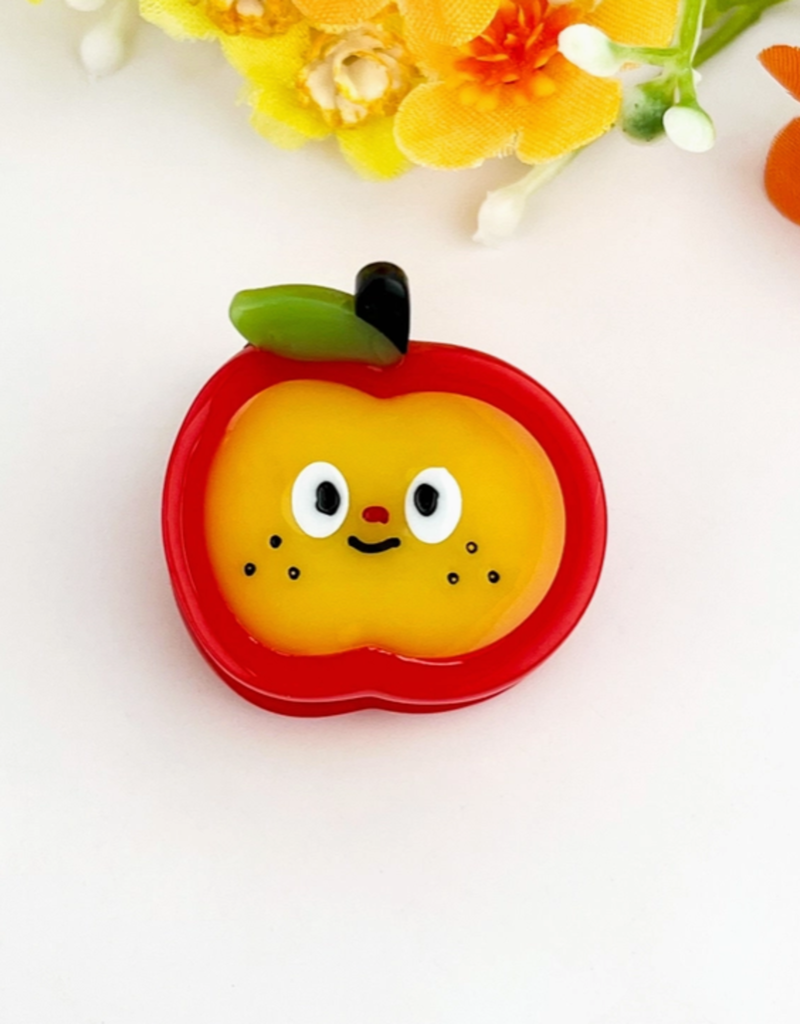 Mini Yellow Apple Claw Clip