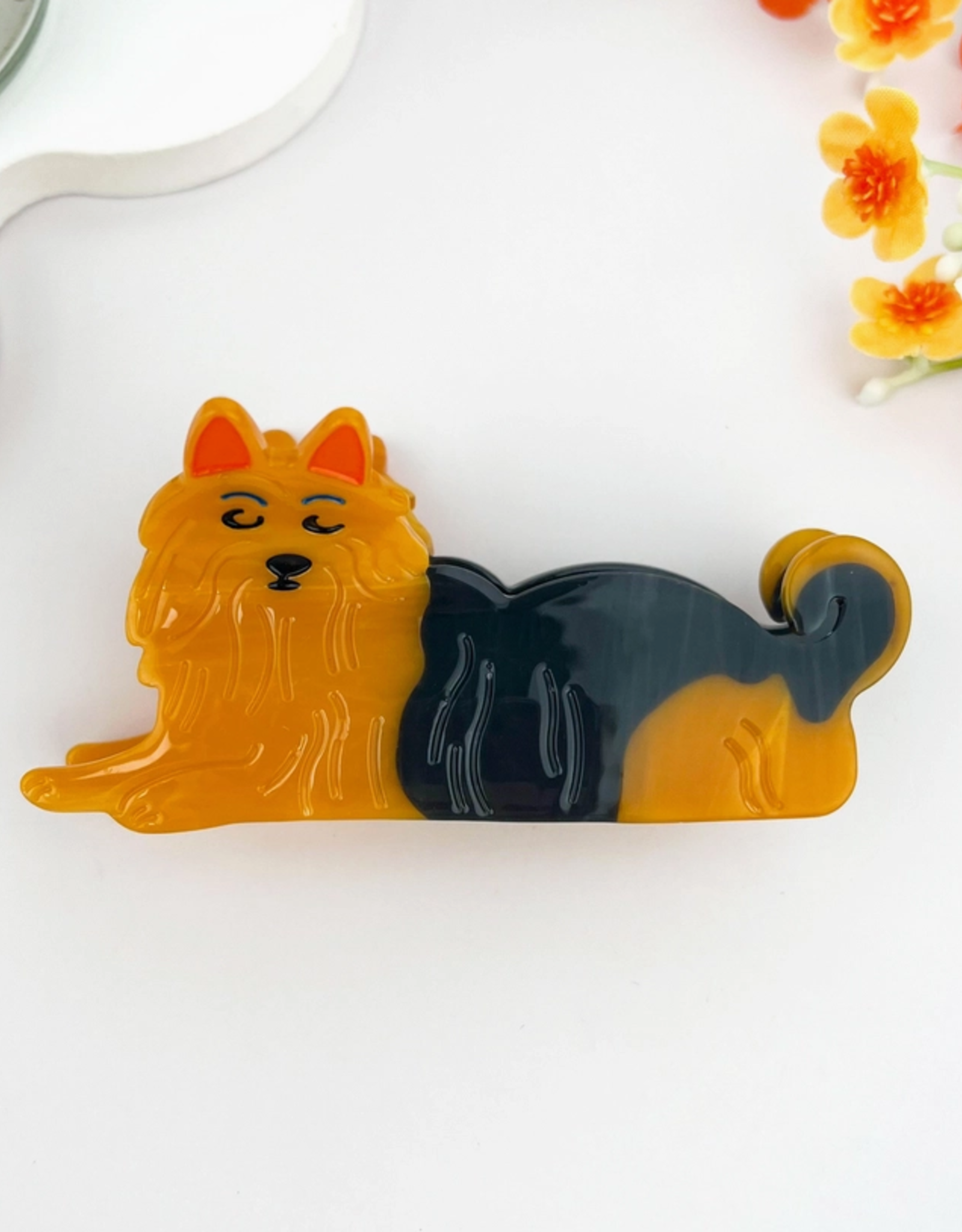 Brave and Loyal Dog Claw Clip