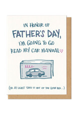 Car Manual Father's Day Greeting Card
