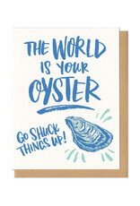 The World is Your Oyster Greeting Card
