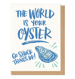 The World is Your Oyster Greeting Card